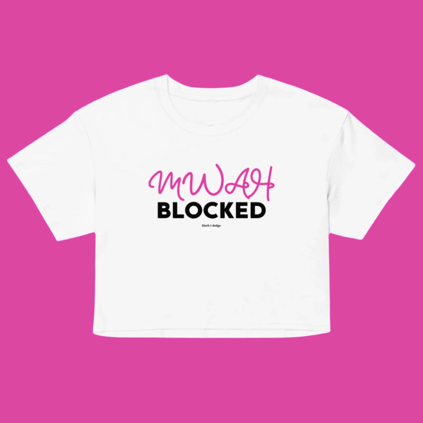 Mwah Blocked crop top