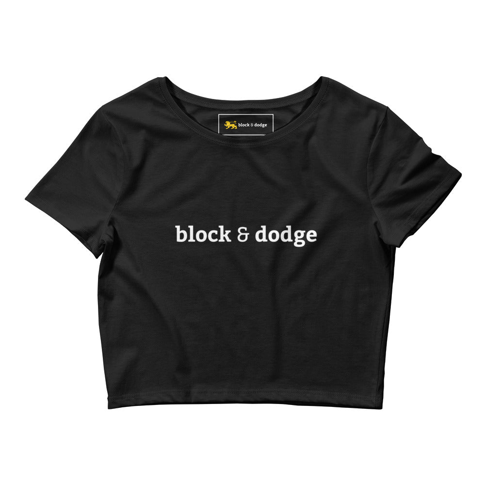 Block & Dodge Crop Tee