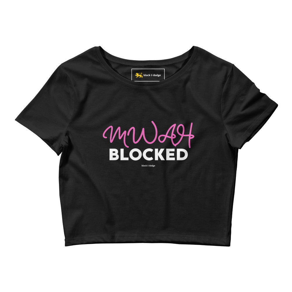 Mwah Blocked Crop Tee