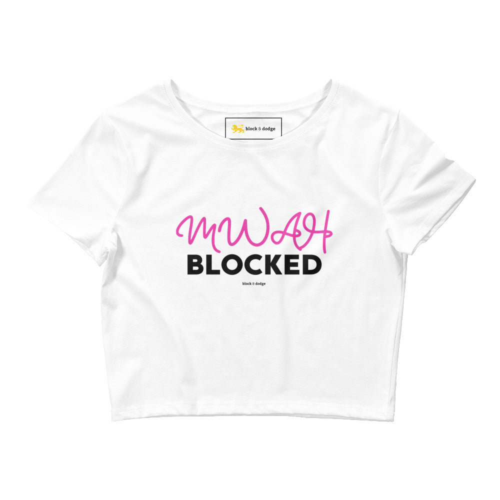 Mwah Blocked Crop Tee